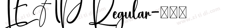 LEAP Regular字体转换